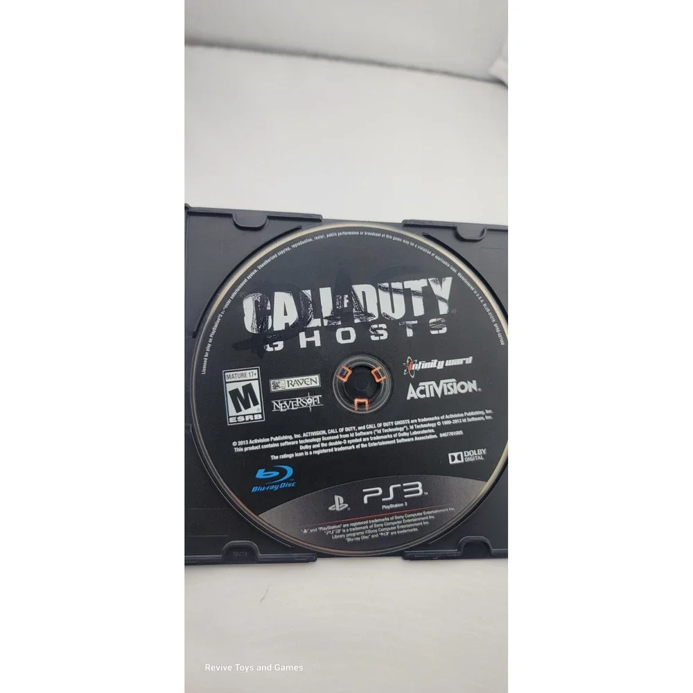 Call of Duty: Ghosts (Sony PlayStation 3 PS3, 2013) Disc Only Tested and Working